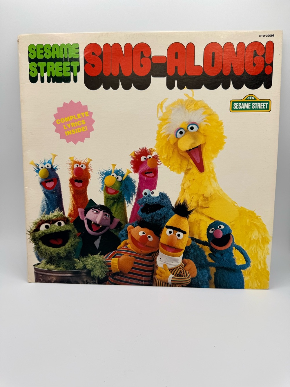 Sesame Street Yellow & Multi-Color Character Album Cover